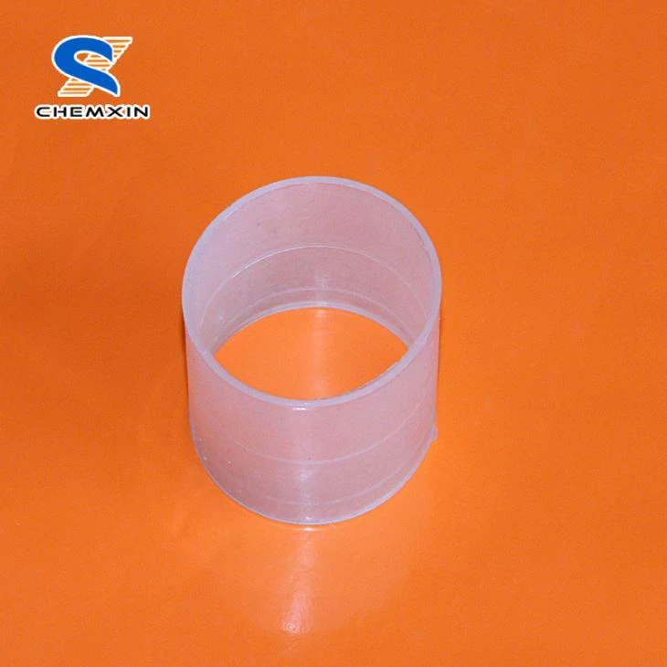 Anneau de Raschig en plastique de traitement de l'eau de 38mm 50mm 76mm 100mm pour la tour de refroidissement et la colonne de Distillation